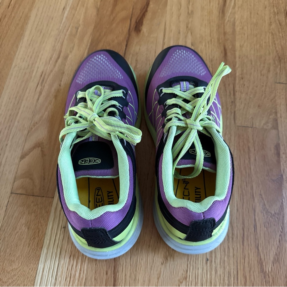 KEEN Utility Vista Energy Women’s Sz 6M Safety Shoes Comp Toe Sneakers, Violet - Picture 2 of 7